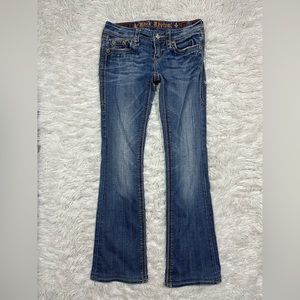 Rock Revivial Women’s Cecilia Boot Cut Jeans Blue Wash Size 26x30